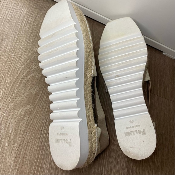 Pollini Espadrille in ivory/cream/white size EU 40 US 9.5 - Picture 7 of 8